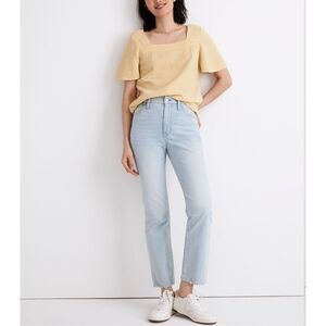 Madewell Slim Demi-Boot Jeans in Bellmeade Wash size 24
